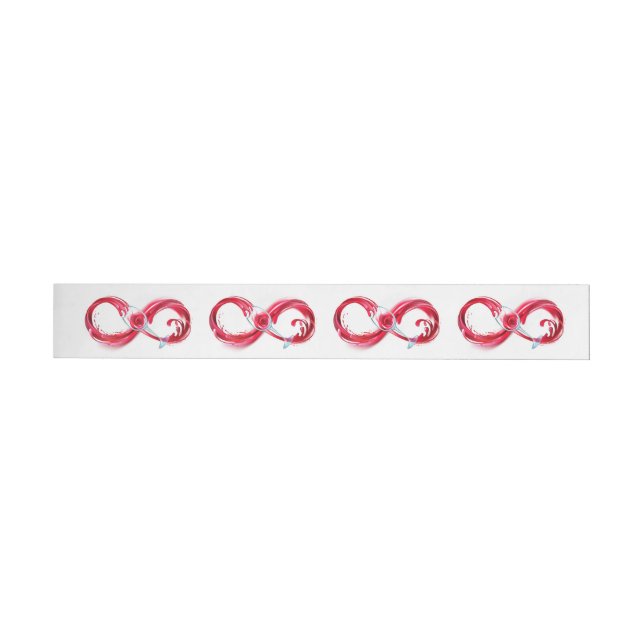 Infinity with Red Wine Wrap Around Label (Individual)