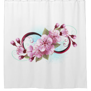 Infinity with Sakura Blossom Flowers
