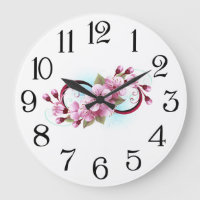 Infinity with Sakura Blossom Flowers
