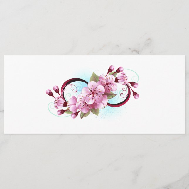 Infinity with Sakura Blossom Flowers Program (Front)