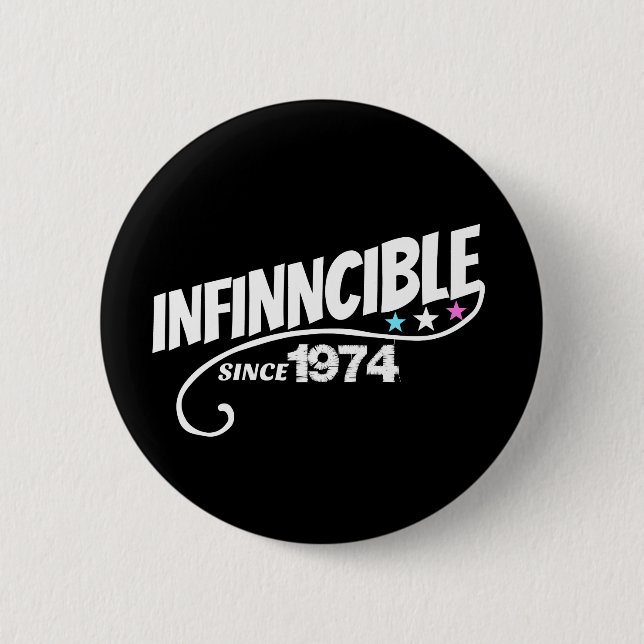 Infinncible 2 Inch Round Button (Front)
