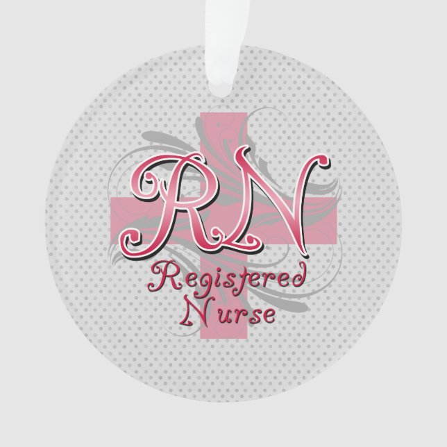 Infirmier autorisé de RN, remous roses de croix (devant)