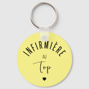 Infirmiere au top keychain