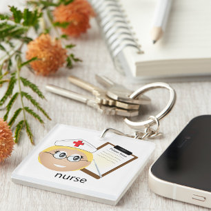 Infirmière avec Clipboard Médical et Thermomètre