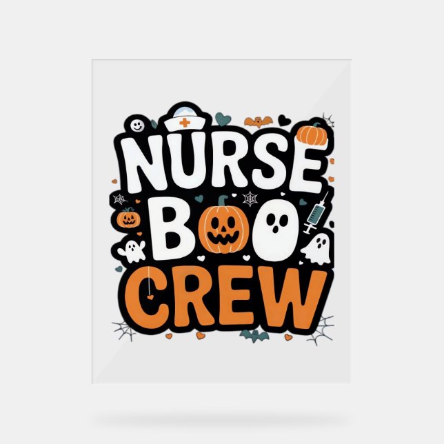 Infirmière Boo Crew Halloween Halloween Healthcare (Recto)
