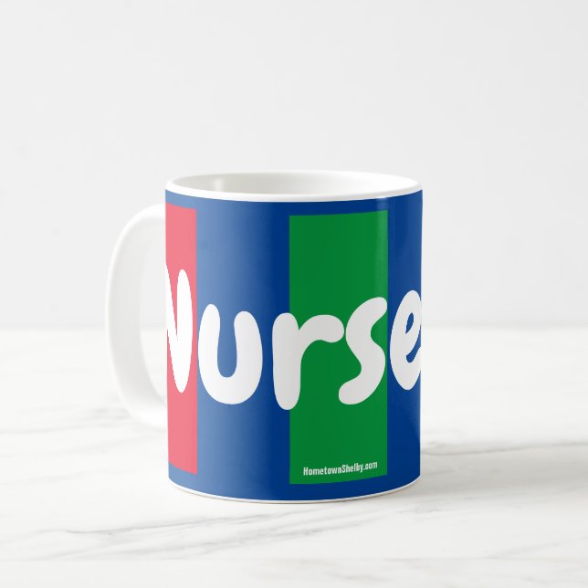Infirmière café Mug (Devant gauche)