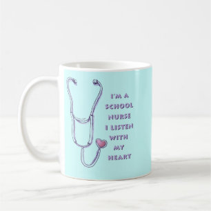 Infirmière de l'école Coeur Mug