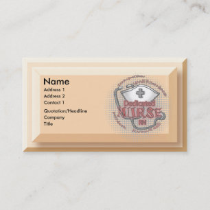 Infirmière dédiée cartes de visite Axiom