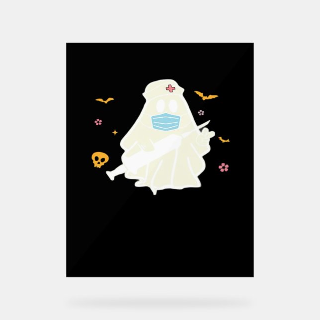 Infirmière éffrayante Praticien Cute Halloween Sur (Recto)