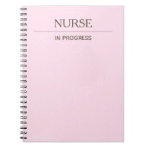 Infirmière En Cours Simple Carnet Pastel Personnal