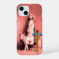 Infirmière et chien de sauvetage / Emblème de cadu