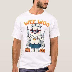 Infirmière Halloween prête T-Shirt classique