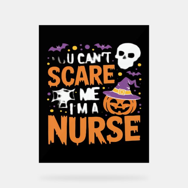 Infirmière Halloween sorcière drôle Nourriture ess (Recto)