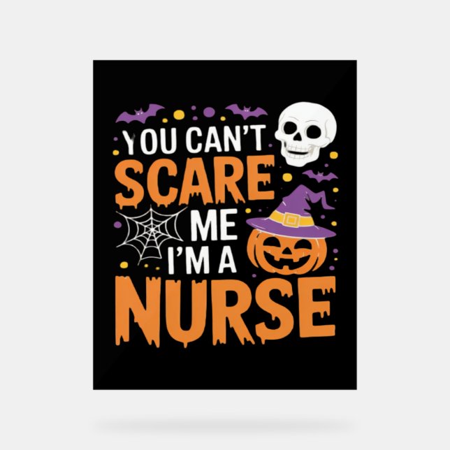 Infirmière Halloween sorcière drôle Nourriture ess (Recto)