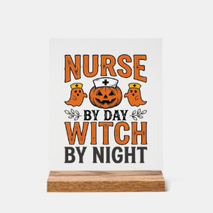 Infirmière Halloween Sorcière la nuit Vintage Shir
