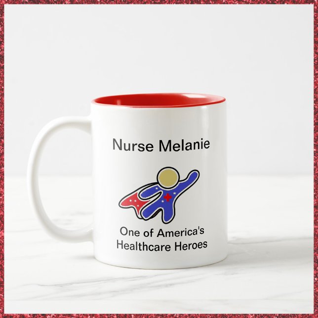 Infirmière Héros de la santé Mug (Créateur téléchargé)