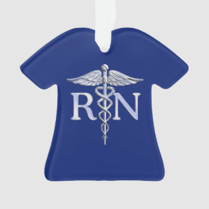 Infirmière inscrite RN Silver Caduceus sur Navy B