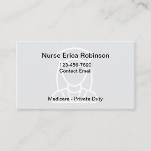 Infirmière Médicale Cartes de visite simples