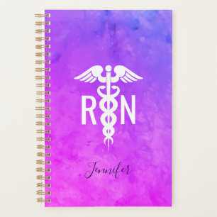 Infirmière Médicale rose violet personnalisée
