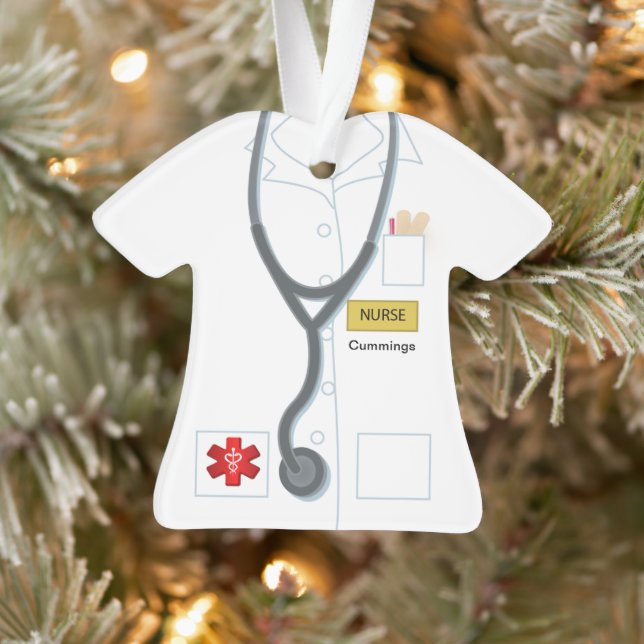 Infirmière Médicale Uniforme Personalisée Nouveaut (Arbre)
