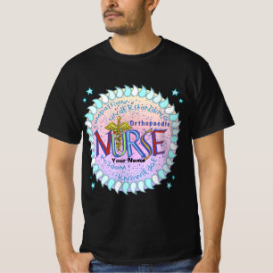 Infirmière orthopédique Motto t-shirt personnalisé