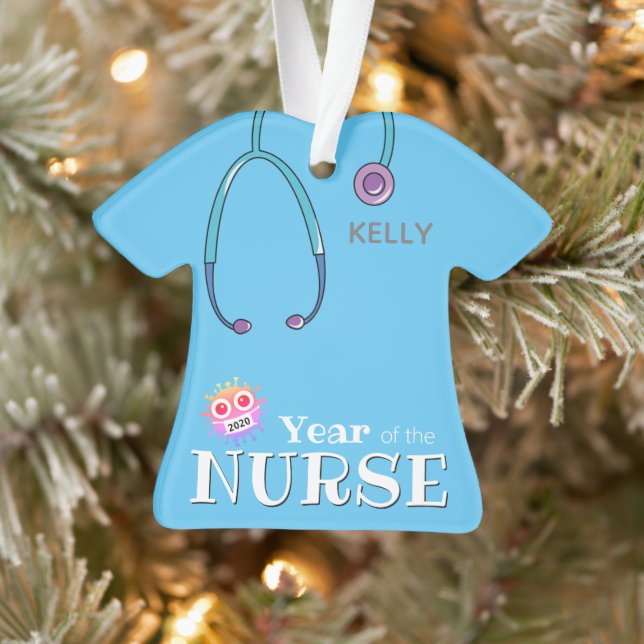 Infirmière personnalisée Ornements de Noël (Arbre)