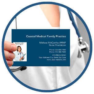 Infirmière praticienne Cartes de visite Médicales
