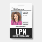 Infirmière pratique autorisée LPN ID Photo Badge