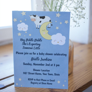 Infirmière rime Baby shower Invitation