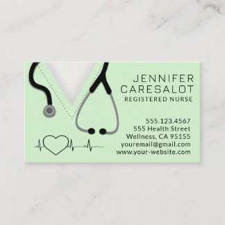 Infirmière RN, LVN, LPN, Carte de visite intérimai