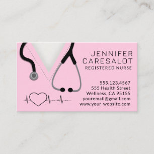 Infirmière RN, LVN, LPN, Carte de visite intérimai