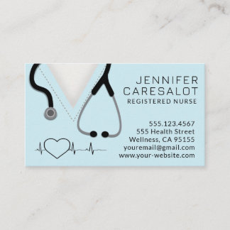Infirmière RN, LVN, LPN, Carte de visite intérimai