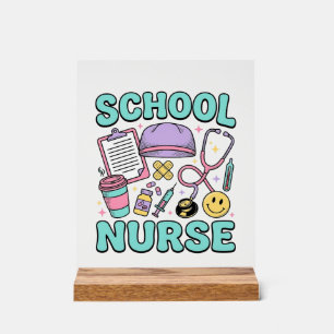 Infirmière scolaire chemise vintage conception de