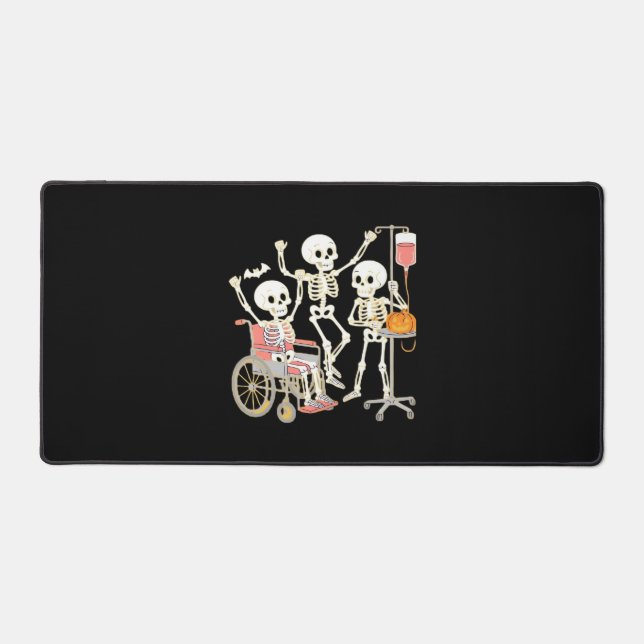 Infirmière Skeleton Funny Halloween Soins de santé (Recto)