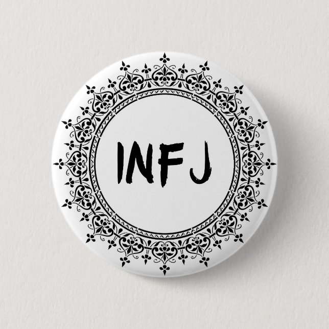 INFJ 2 INCH ROUND BUTTON (Front)