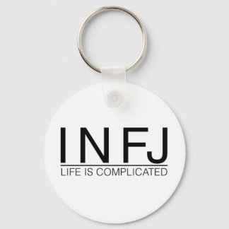 INFJ Life is complicated Keychain
