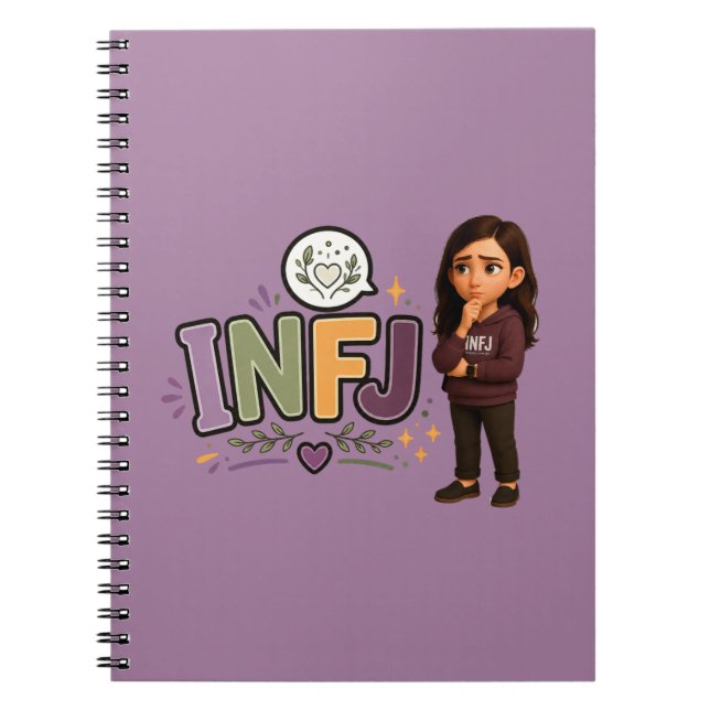 INFJ — The Guardian of Ideas Notebook (Front)