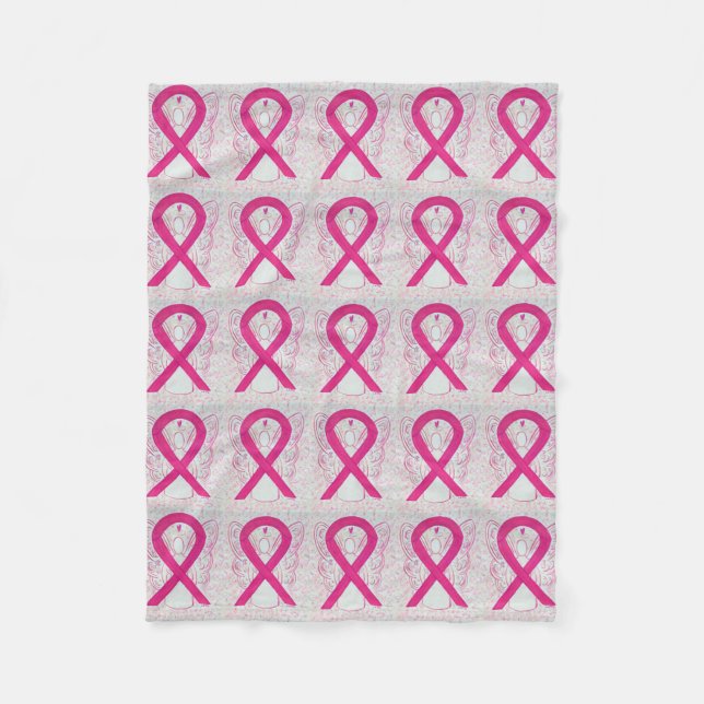 Inflammatory Breast Cancer Awareness Blanket (Front)