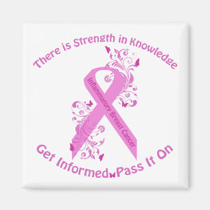 Inflammatory Breast Cancer Awareness Magnet