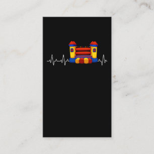 Inflatable Castle Kids Bouncy Castle Heartbeat Business Card