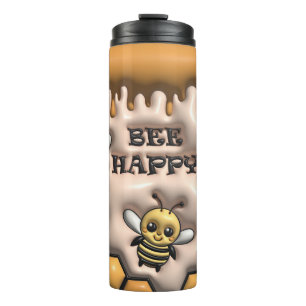 Inflated Honeycomb Bee Tumbler: Sip with Sweetness Thermal Tumbler