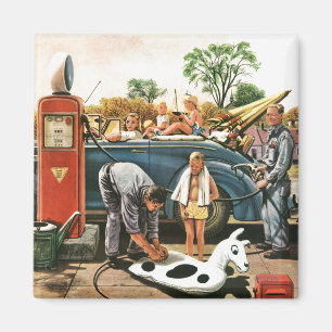 Inflating Beach Toy Magnet