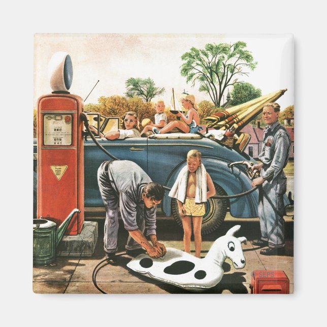 Inflating Beach Toy Magnet (Front)