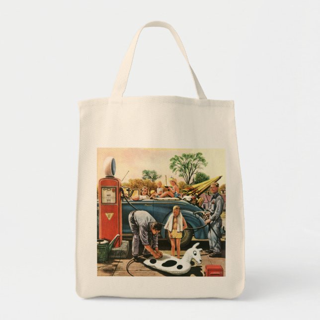 Inflating Beach Toy Tote Bag (Front)