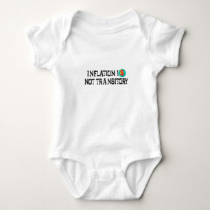 Inflation is not transitory baby bodysuit