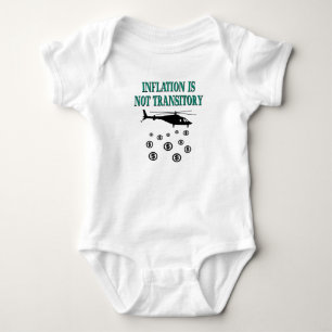 Inflation is not transitory baby bodysuit