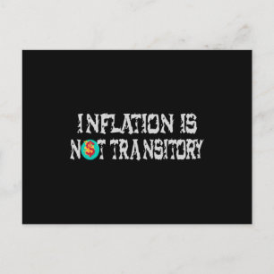 Inflation is not transitory postcard