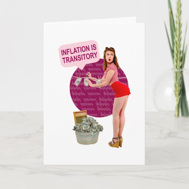 Inflation is transitory card (Front)