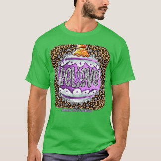 Infle Spasms Awareness Believe Ornament Leopard ch T-Shirt