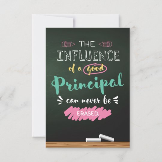 thank you card for principal